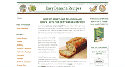 Desktop Screenshot of easy-banana-recipes.com